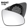 Right Side White Mirror Glass for Peugeot 108 (Non-heated)