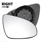 Right Side White Mirror Glass for Peugeot 108 (Non-heated)