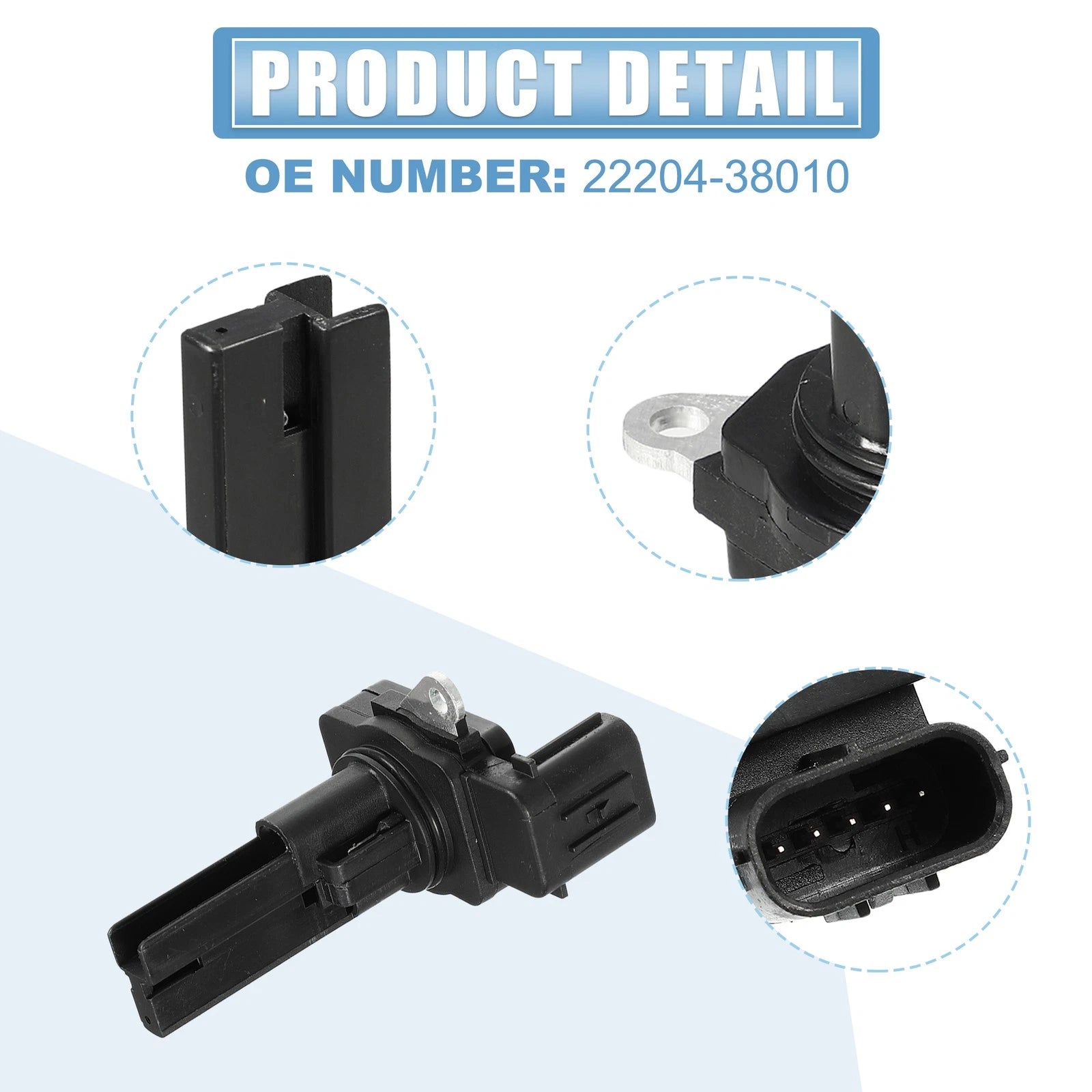 Mass Air Flow Sensor MAF for Lexus LS460 (2007–2012) No.22204-38010