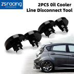 Transmission Oil Cooler Line Disconnect Tool Kit for Ford (3/8" & 1/2")