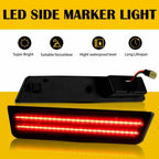 AUXITO Smoke Lens LED Side Marker Lights for Dodge Challenger (2008–2014)
