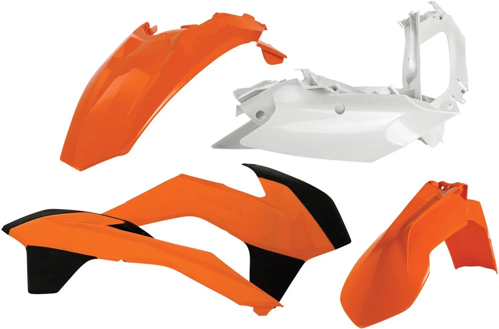 Acerbis Plastic Kit for KTM 350 EXC-F, 500 XCF-W (2014–2016) - Orange