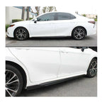 Set of 4 Black Side Skirt Extensions for Toyota Camry (2018–2023)