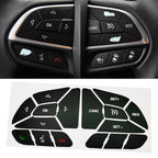 Steering Wheel Button Repair Decal Sticker for Jeep Cherokee Commander (2005–2010)