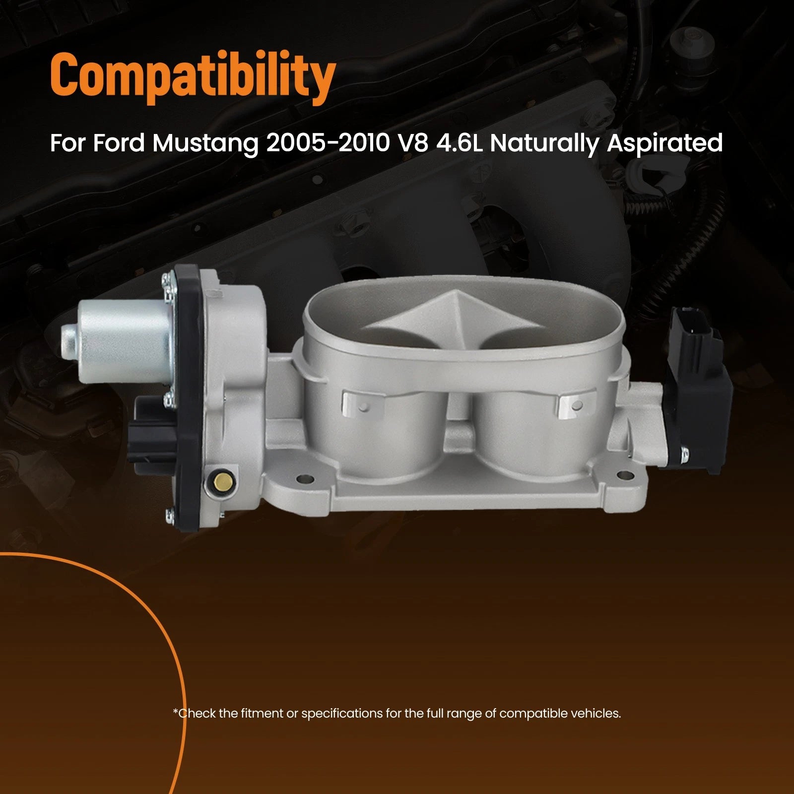 Throttle Body for Ford Mustang (2005–2010) V8 4.6L