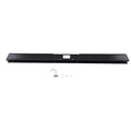 Black Rear Roll Pan for Chevy C10 C20 Pickup Fleetside (1973–1987) Steel