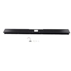 Black Rear Roll Pan for Chevy C10 C20 Pickup Fleetside (1973–1987) Steel