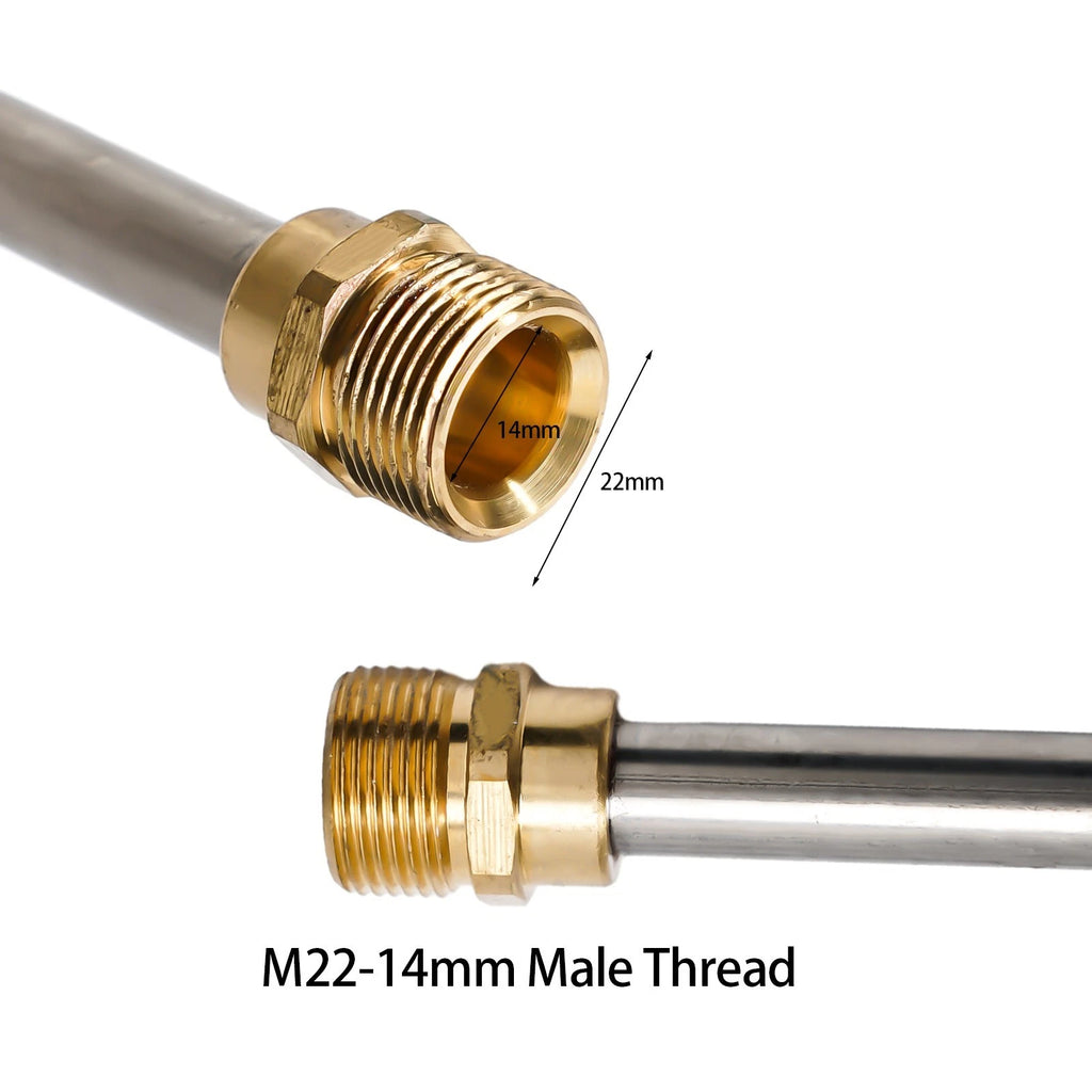 16 Inch Pressure Washer Wand Lance for Gas Power Tools (4000psi, M22)