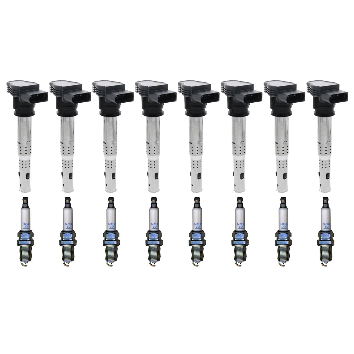 Set of 8 Ignition Coils & Spark Plugs for Audi RS5 (2013–2015)