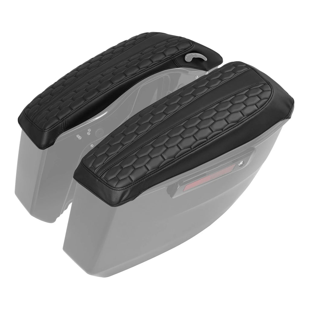Hard Saddlebag Lids Covers for Harley CVO Street Road Glide (2023–2025) Black