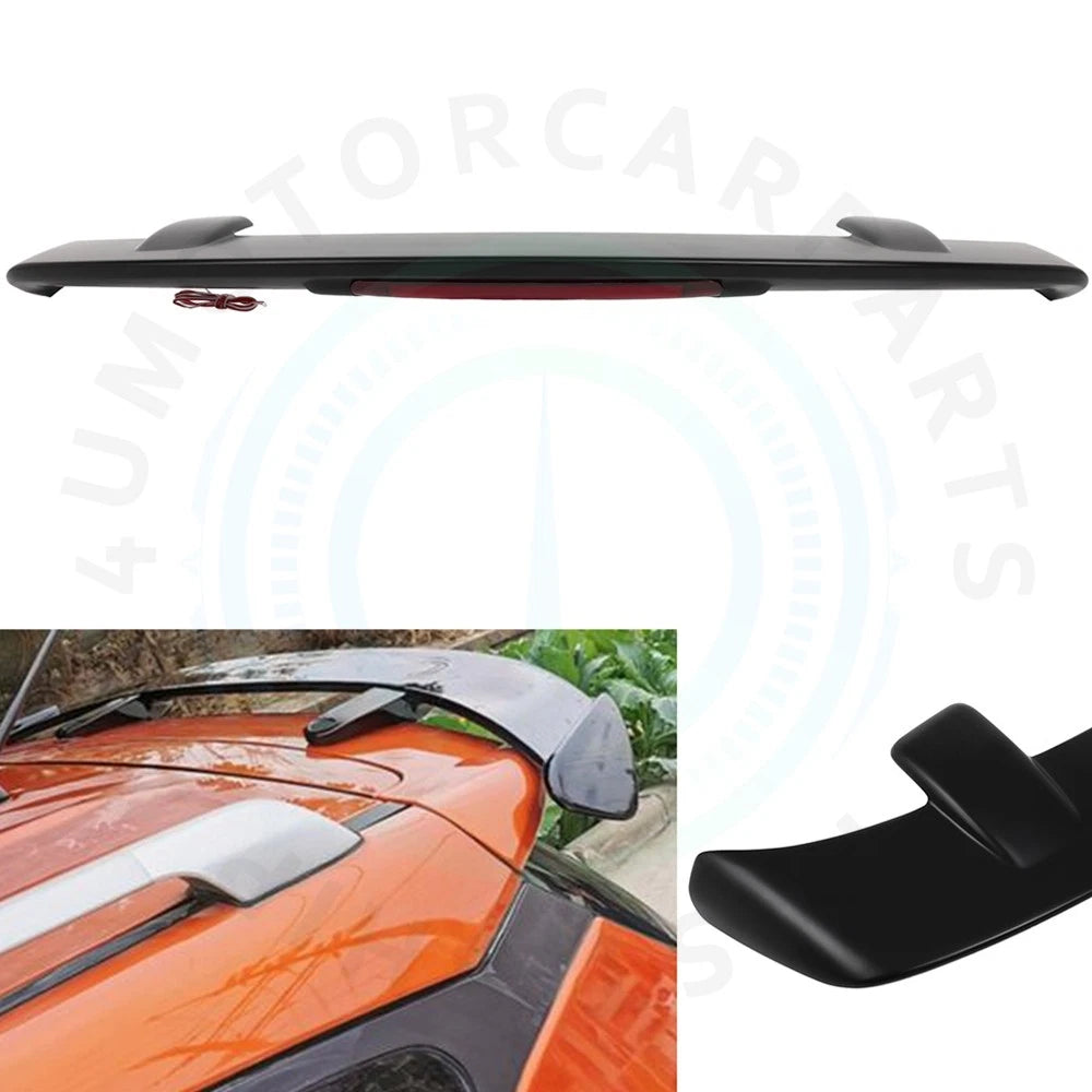 Rear Black Roof Spoiler with LED Brake Light for Scion xA (2004–2006)