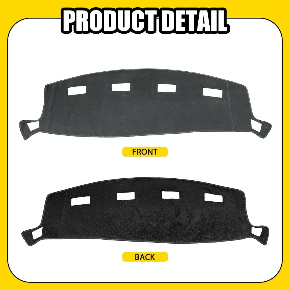 Dash Cover Pad for Dodge Ram Pickup (2002–2008) Gray 1-5X