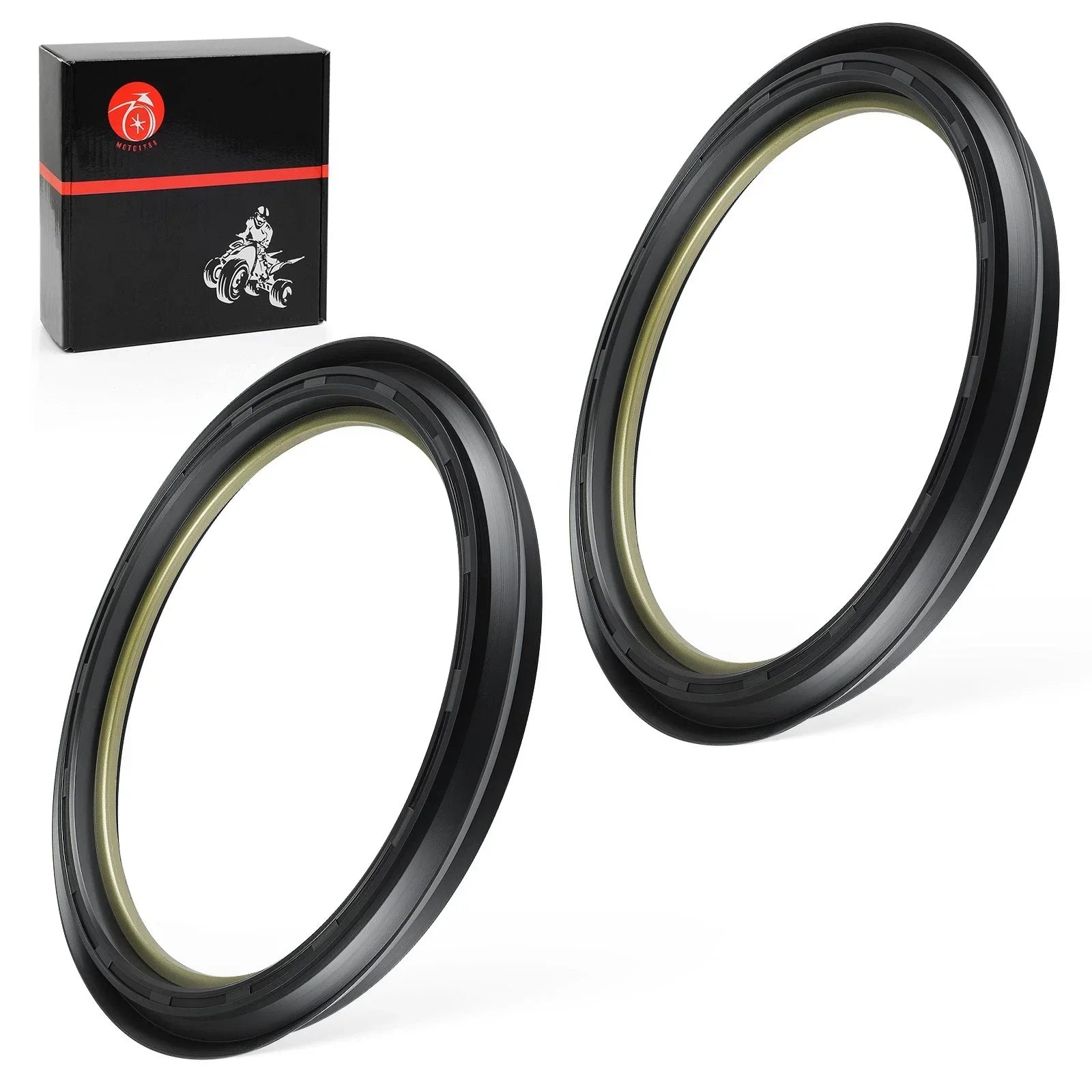 2 x Front Brake Drum Dust Seals for Honda Foreman 400 TRX400FW 4x4 (2002–2003)
