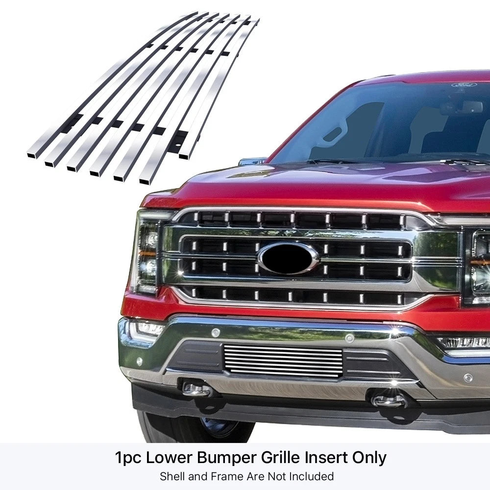 Stainless Chrome Billet Grille Insert for Ford F-150 (2021-2023)