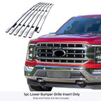 Stainless Chrome Billet Grille Insert for Ford F-150 (2021-2023)