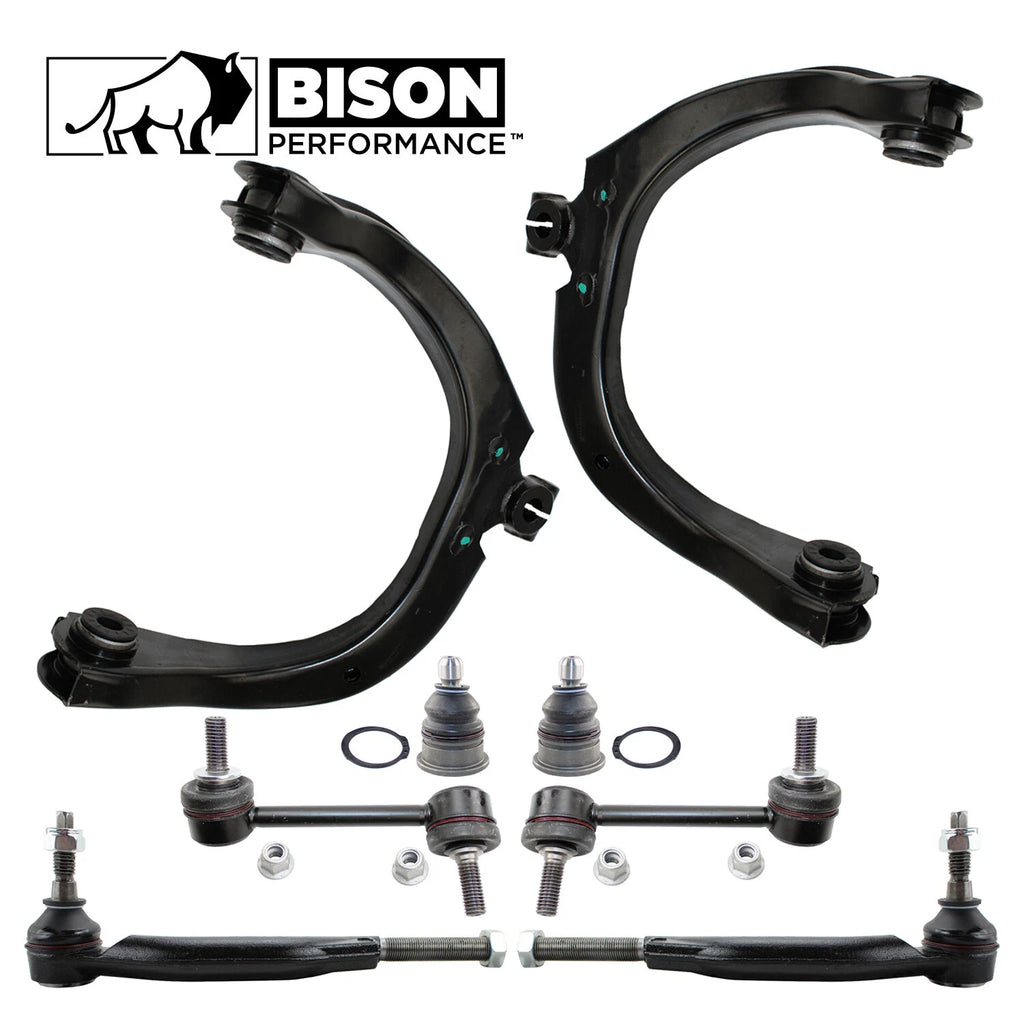 8pc Front Upper Control Arm Tie Rod Rear Sway Bar Kit for GMC