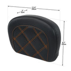 Sissy Bar Backrest Pad for Harley Electra Glide, Street Glide, Road King (–)
