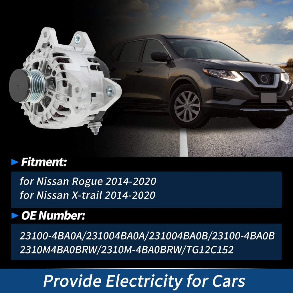 Alternator for Nissan Rogue X-Trail (2014–2020) No. 23100-4BA0A/2310M-4BA0BRW