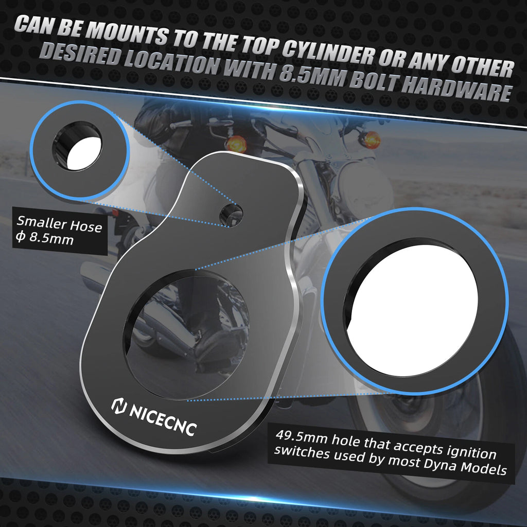 Ignition Switch Relocation Bracket for Harley CVO Tri Glide (2014–2023)