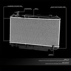 Aluminum Cooling Radiator for Toyota Rav4 2.4L (2004–2005) DPI 2834