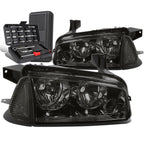 Smoked/Clear Signal Turn Signal Headlights for Dodge Charger (2006–2010)