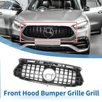Front Bumper Grille for Mercedes-Benz GLA-Class AMG Body Styling Black
