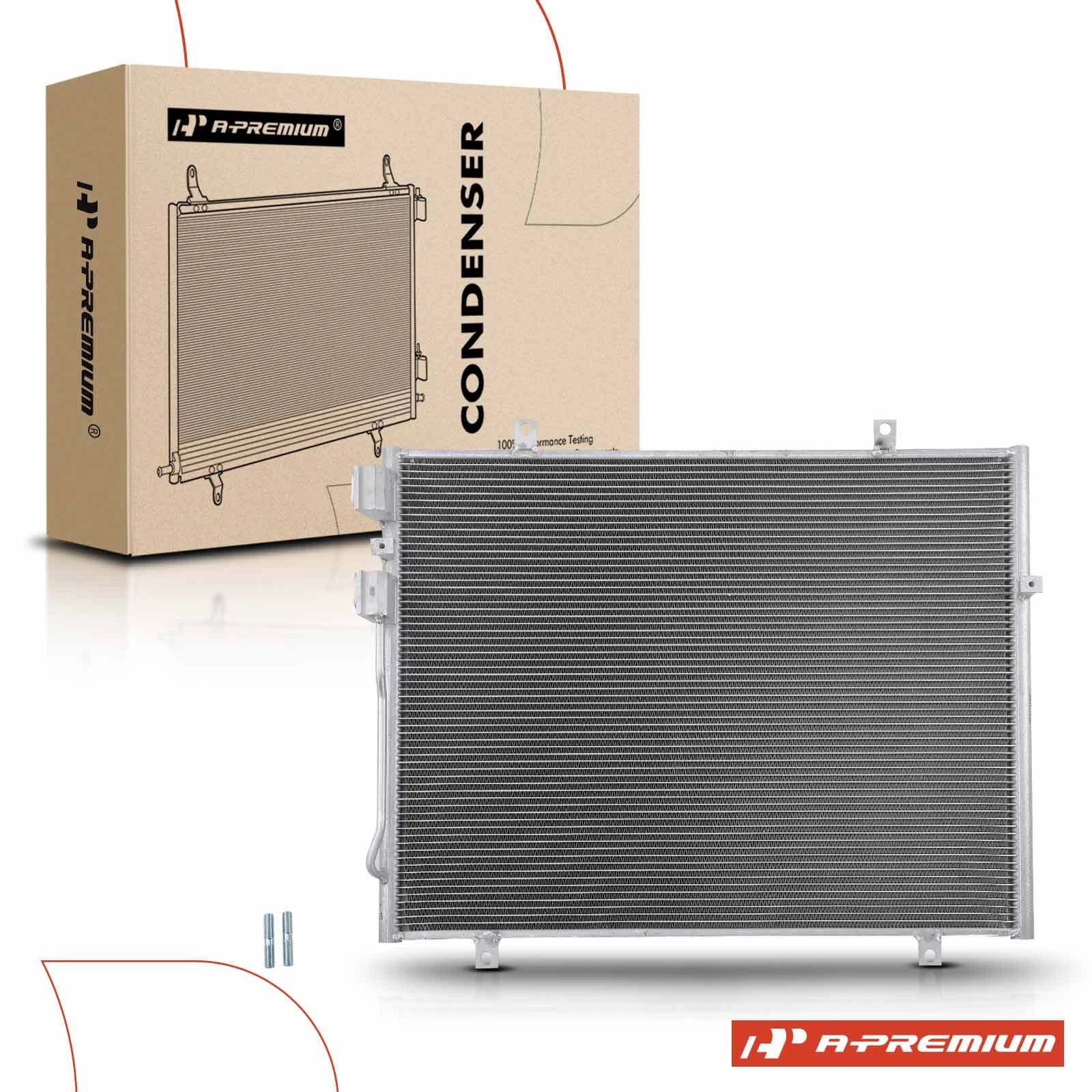 A/C Condenser with Bracket for Dodge Dakota, Mitsubishi Raider (2005–2010)