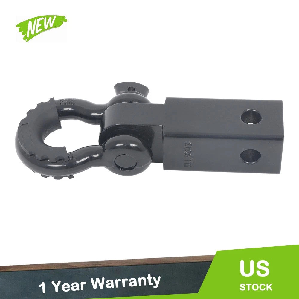 Shackle Hitch Receiver for Jeep Toyota (Fits 2" Receivers)
