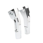 Chrome 6'' Pullback Handlebar Risers Clamp for Harley 1'' Handlebar