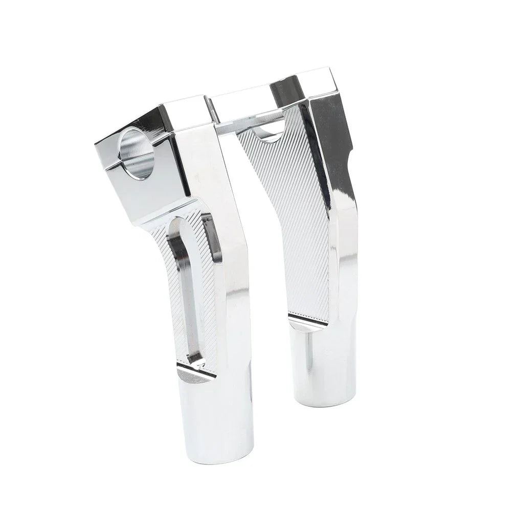 Chrome 6'' Pullback Handlebar Risers Clamp for Harley 1'' Handlebar