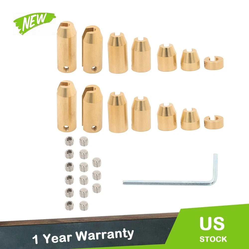 14 Pack Reusable Brass Wheel Spoke Balance Weights for Universal Motorcycle