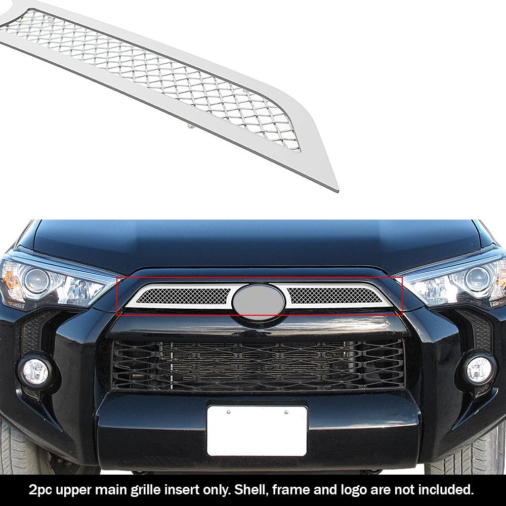 Stainless Chrome Mesh Grille Insert for Toyota 4Runner (2020-2024)