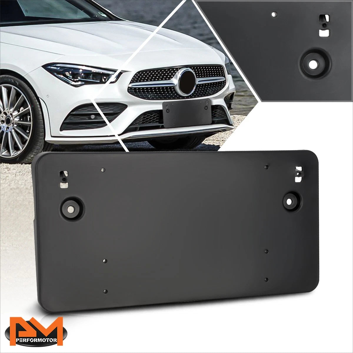 Front License Plate Mounting Bracket for Mercedes-Benz CLA250/CLA45 AMG (2017–2019)