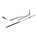 Set of 2 Lower Front Bumper Chrome Moldings for Nissan Kicks (2021–2024)