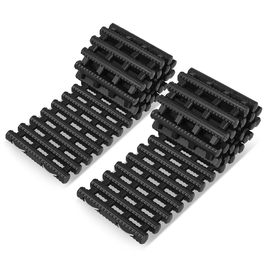 2X Sand Snow Recovery Traction Tracks Mats for Cars Trucks (10 Ton, 48")