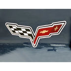 Polished Stainless Steel Waterfall Emblem Ring for 2005–2013 Corvette