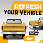 Rear Bumper Face Bar for Ford F100 F150 F250 Bronco (1973–1979)