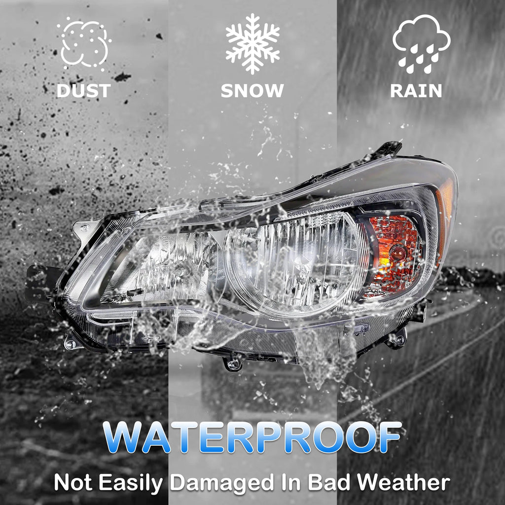Halogen Headlight Set for Subaru XV Crosstrek, Impreza (2013-2015)