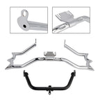 Engine Guard Crash Bar & Fairing Bracket Kit Chrome for Harley Touring Road King (2014–2023)