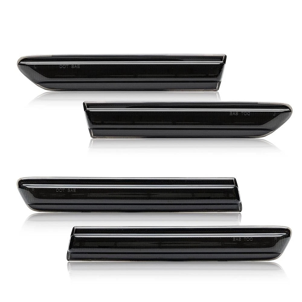 4X Smoked LED Side Marker Lights for Acura TL (2004–2008)