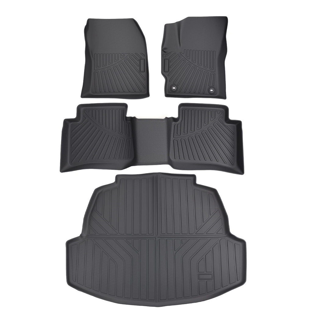 Set of 4 Carpet Floor Mats & Cargo Liner for Toyota Corolla Sedan (2020–2025)
