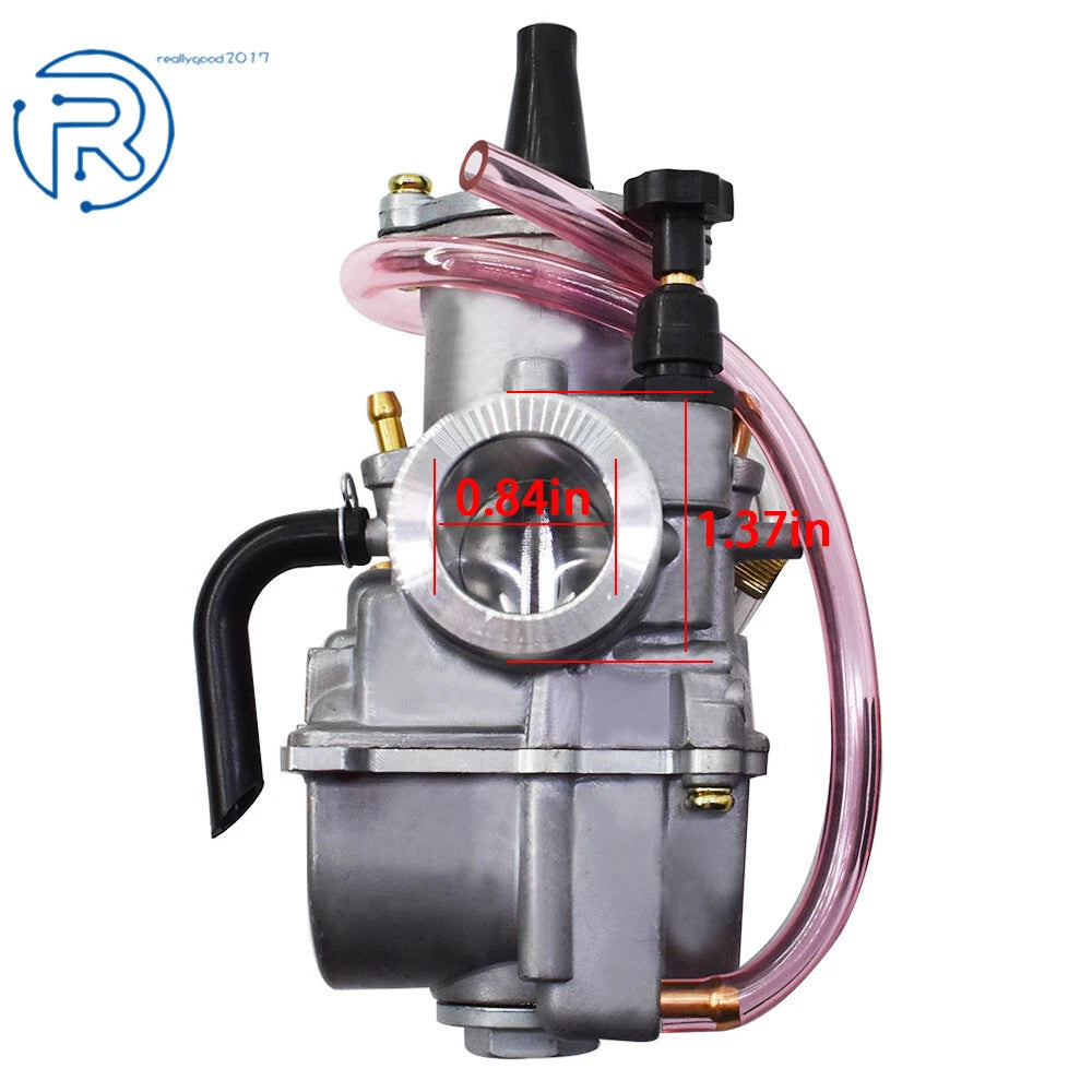 21mm Carburetor Kit for Universal 2/4 Stroke 80cc 100cc (Up to 2023)