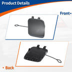 Tow Hook Cover for Mercedes-Benz GLA X156 (2014–2020) No.A1568854922 Gray