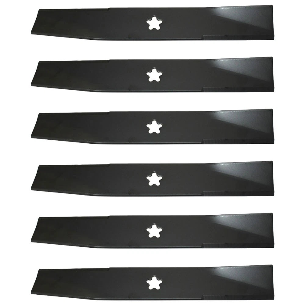 6 Blades for Sears Craftsman 46" Mower Deck (152443, 163819, 159705, 145708)