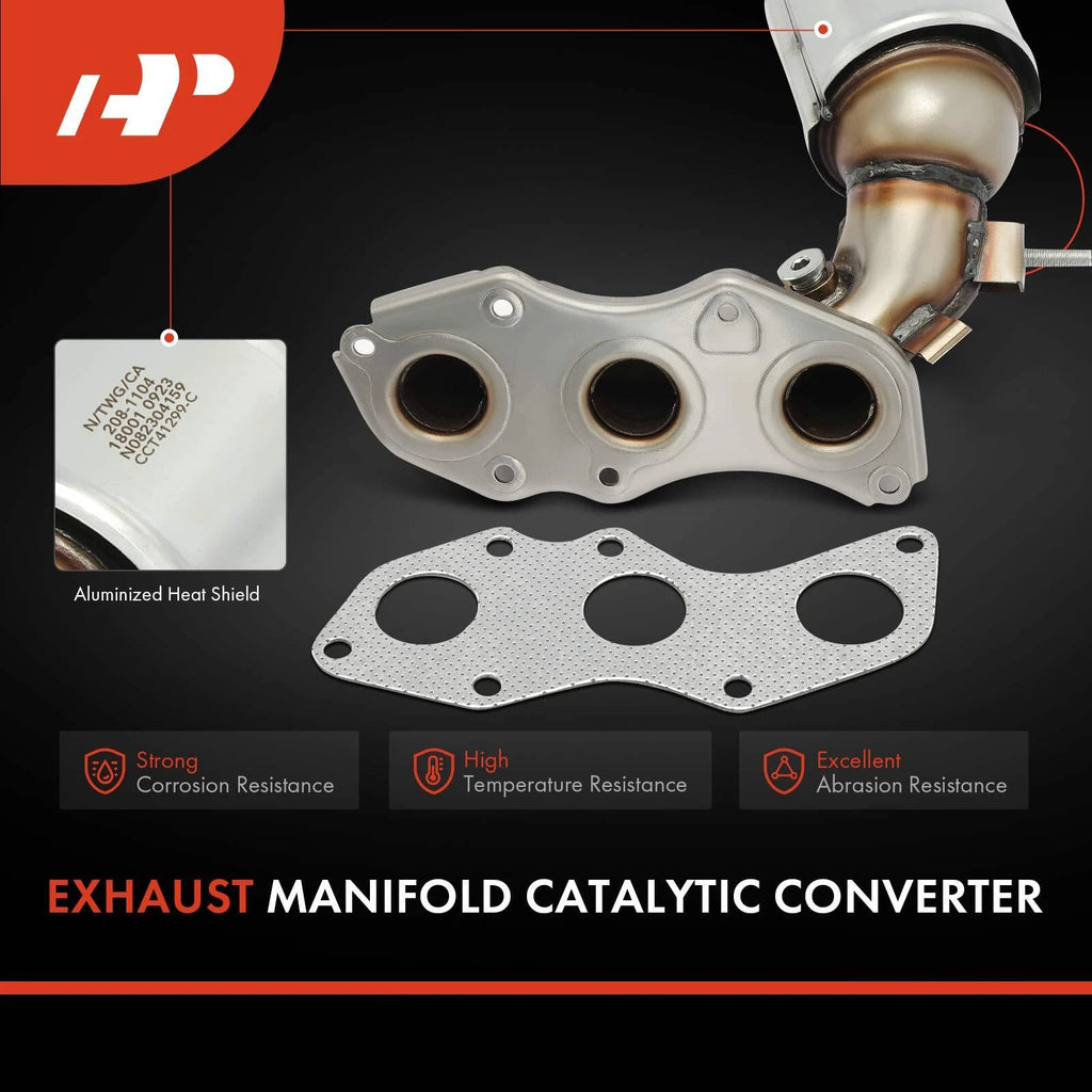 Front Right Catalytic Converter for Toyota Highlander (2008-2013)