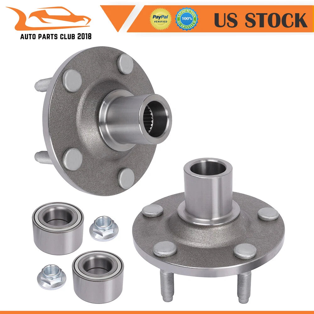 2 Front Wheel Hub Bearings for Mazda Tribute Ford Escape (2001–2007)