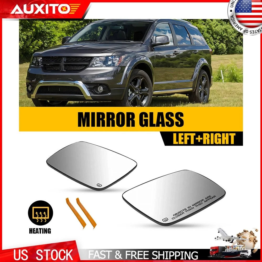 Heated Mirror Glass Set for Dodge Journey (2009–2020) 68045692AA 68045693AA