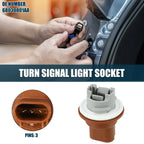 Turn Signal Light Socket for Dodge Grand Caravan 2011-2020, 3 Pins