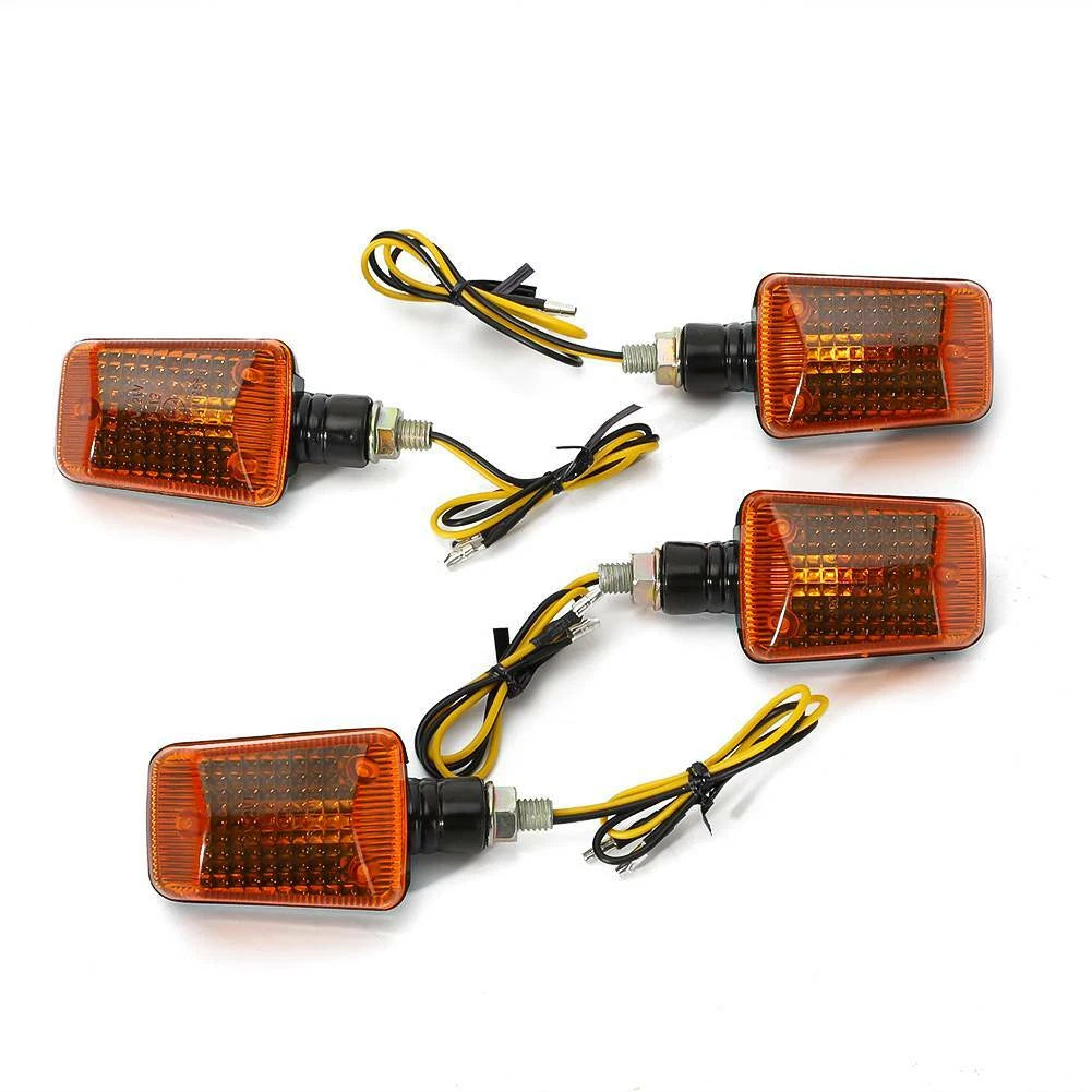 Set of 4 Turn Signal Lights for Honda Nighthawk 250 650 750 (Universal)