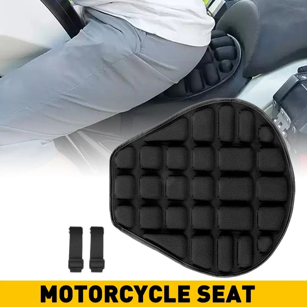 3D Motorcycle Gel Seat Cushion Pad Cover Universal